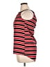 Peach Love 100% Polyester Red Sleeveless Blouse Size L - photo 5