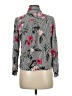 VICI Floral Gray Black Long Sleeve Blouse Size M - photo 2
