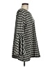 Mechant Houndstooth Black Long Sleeve Blouse Size M - photo 4