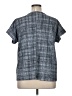 Worthington Gray Blue Short Sleeve Blouse Size XL - photo 2