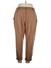 Lands' End Stripes Brown Casual Pants Size L - photo 2