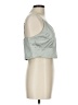 Abercrombie & Fitch 100% Polyester Silver Sleeveless Top Size L - photo 4