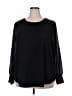 Skies Are Blue 100% Polyester Black Long Sleeve Blouse Size 2X - photo 1