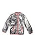 Cat & Jack 100% Nylon Metallic Silver Track Jacket Size 7 - 8 - photo 1