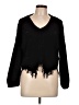 No Boundaries 100% Polyester Black Pullover Sweater Size L - photo 1