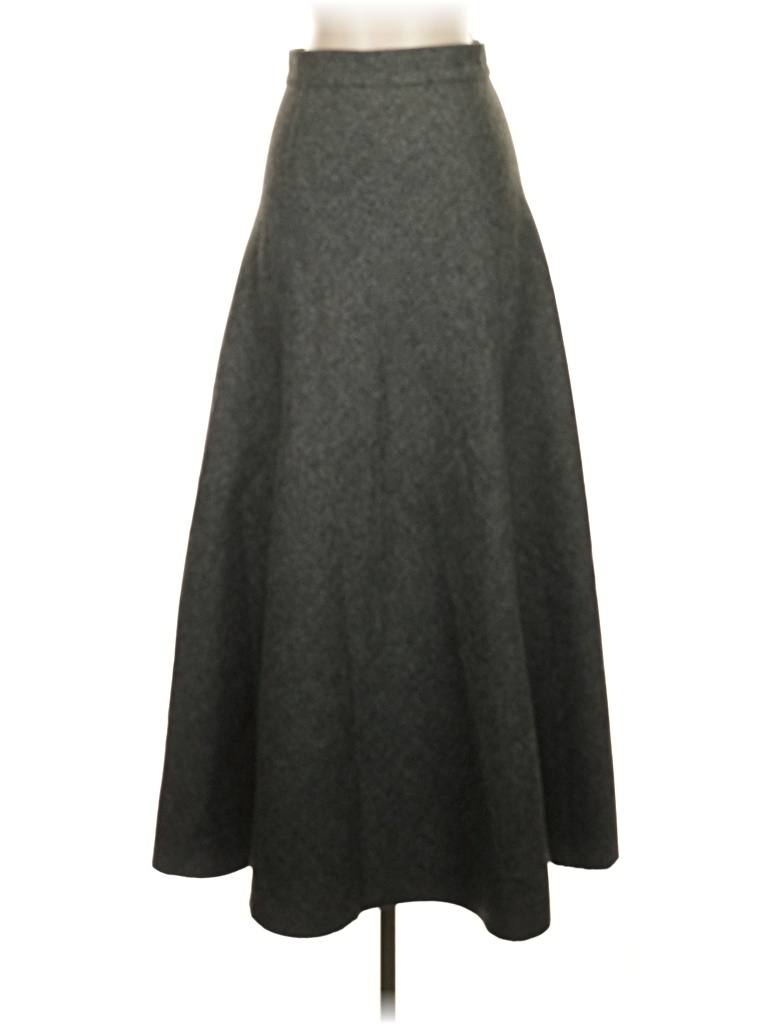 Pre-owned Zara Formal Skirt In Gray