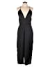 PrettyLittleThing 100% Polyester Solid Black Jumpsuit Size 12 - photo 1