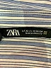 Zara Stripes Blue Long Sleeve Button-Down Shirt Size XS - photo 7
