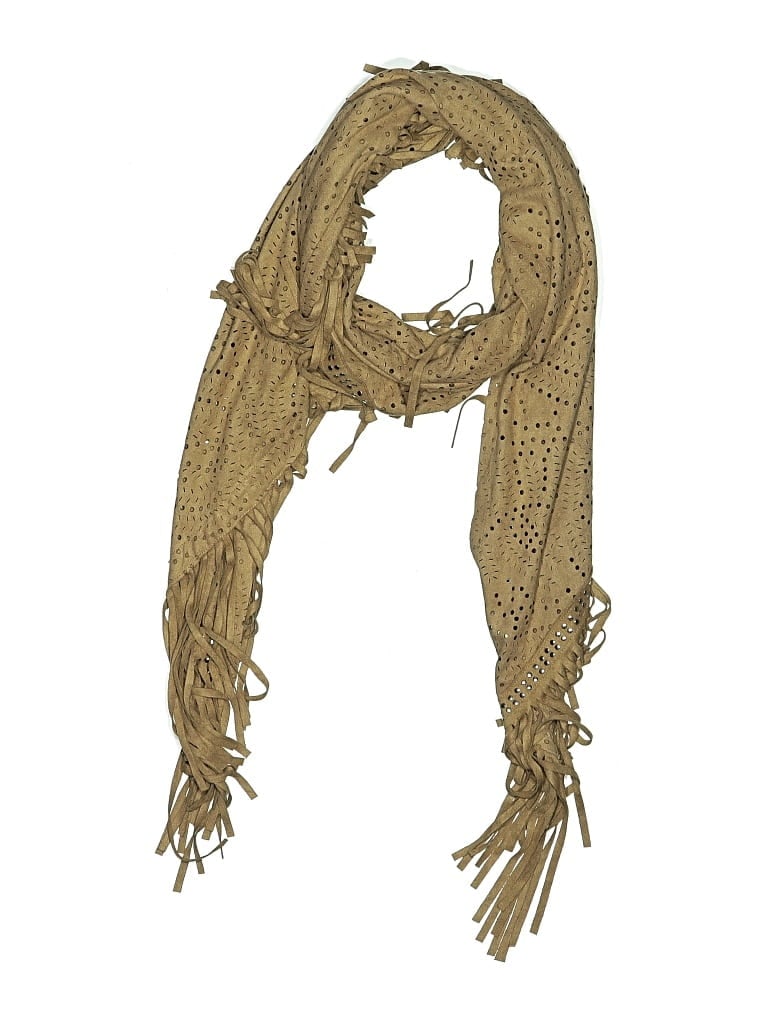 Pre-owned Macchia Di Ruggine Scarf In Tan
