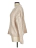 CeCe Metallic Tan Pullover Sweater Size L - photo 5