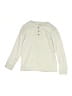 Nordstrom 100% Cotton Ivory Long Sleeve Henley Size 7 - photo 1