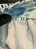 Unbranded 100% Polyester Paisley Blue Cocktail Dress Size XS - photo 6