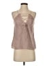 WAYF 100% Polyester Tan Sleeveless Blouse Size XS - photo 1