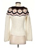 The Limited Chevron-herringbone Ivory Pullover Sweater Size XS - photo 2