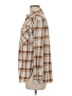 Just Polly Plaid Brown Long Sleeve Button-Down Shirt Size M - photo 5