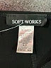 Soft Works Solid Black Casual Dress Size S - photo 7