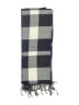 Plush Checkered-gingham Blue Scarf One size - photo 2