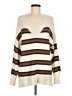 American Eagle Outfitters Stripes Ivory Pullover Sweater Size M - photo 1
