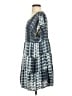 ee:some 100% Rayon Tie-dye Blue Casual Dress Size S - photo 5