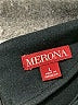 Merona Solid Black Blue Casual Dress Size L - photo 7