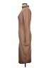 Unbranded Solid Tan Casual Dress Size L - photo 5