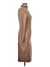 Unbranded Solid Tan Casual Dress Size L - photo 4