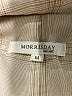 Morrisday The Label 100% Polyester Checkered-gingham Tan Blazer Size M - photo 6
