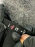 I Love It 100% Polyester Solid Black Shorts Size S - photo 3