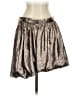 Madewell 100% Polyester Metallic Silver Casual Skirt Size 4 - photo 1