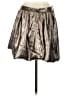 Madewell 100% Polyester Metallic Silver Casual Skirt Size 4 - photo 2