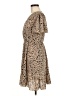 Shein 100% Polyester Animal Print Tan Casual Dress Size M - photo 5