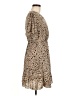 Shein 100% Polyester Animal Print Tan Casual Dress Size M - photo 4