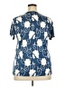 Assorted Brands Blue Short Sleeve Blouse Size XXL - 3X - photo 2