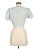 Shein Green Short Sleeve Top Size 6 - photo 2