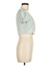 Shein Green Short Sleeve Top Size 6 - photo 4
