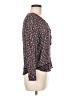 Daniel Rainn 100% Rayon Blue Long Sleeve Blouse Size M (petite) - photo 4