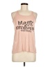 Bella + Canvas Pink Sleeveless T-Shirt Size M - photo 1