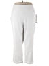 Women With Control Solid White Active Pants Size 5X (tall) - photo 1
