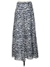 Old Navy 100% Polyester Animal Print Blue Casual Skirt Size 4 - photo 1