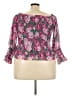 Torrid 100% Polyester Pink 3/4 Sleeve Blouse Size 3X Plus (3) - photo 2