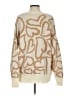 Altar'd State Animal Print Ivory Tan Pullover Sweater Size S - photo 2