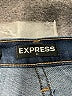 Express Outlet Stripes Blue Jeans Size 4 - photo 7