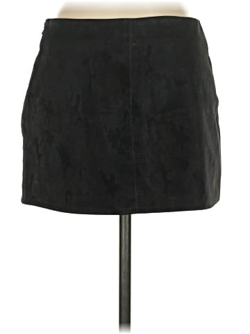 Topshop Faux Leather Skirt (view 2)