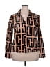 Unbranded 100% Polyester Brown Long Sleeve Blouse Size XXL - photo 1