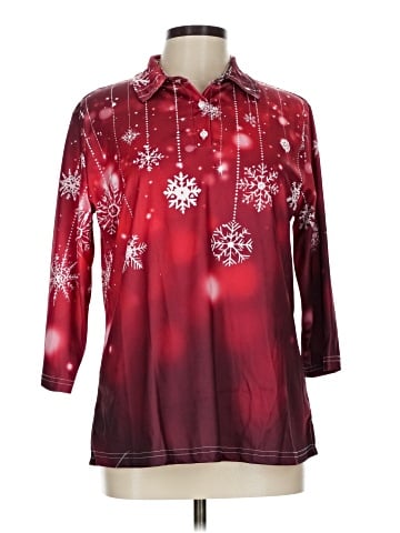 Unbranded Long Sleeve Polo (view 1)