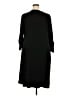 Susan Graver Solid Black Cocktail Dress Size 2X - photo 2