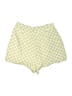 Mara Hoffman 100% Rayon Checkered-gingham Yellow Shorts Size 2 - photo 2