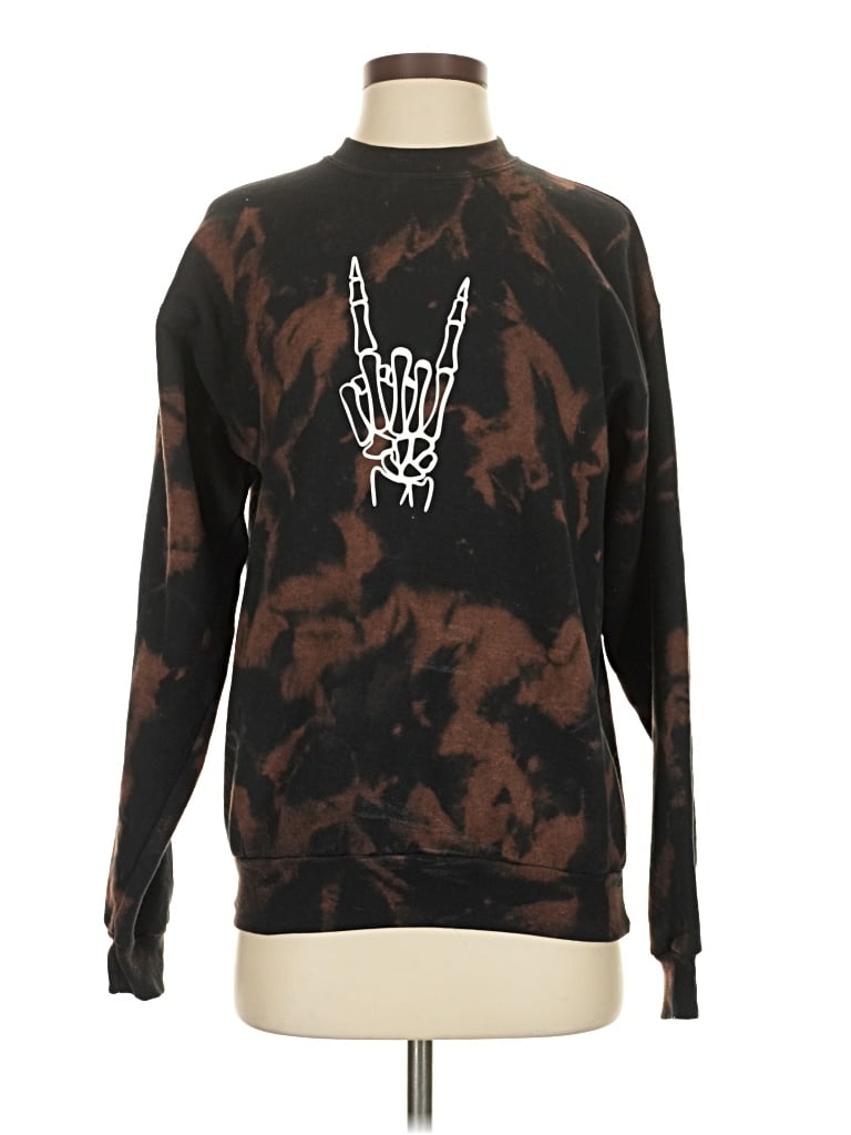 Pre-owned Hanes Sweatshirt In Brown