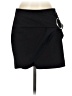 Express 100% Polyester Solid Black Casual Skirt Size S - photo 1