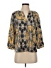 Collective Concepts 100% Polyester Yellow 3/4 Sleeve Blouse Size S - photo 1